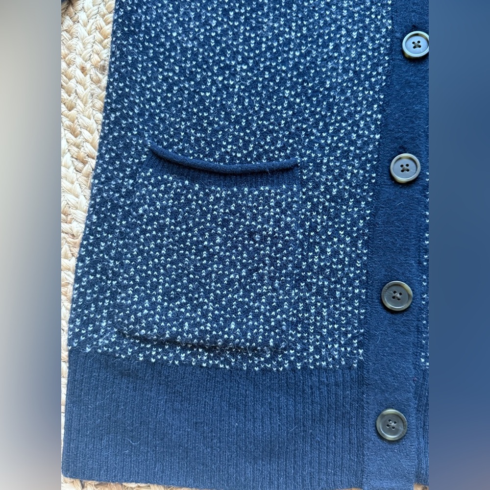 Madewell wool alpaca cardigan XS cabincore cozycore bookstore art girl luxury - Picture 5 of 5